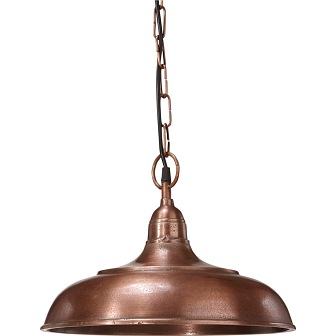 LAMPA WISZĄCA PHILADELPHIA 35 CM MIEDZIANA